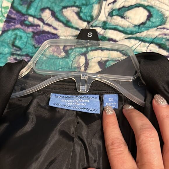 Simply Vera wang blazer with silk collar and detail - Picture 7 of 8